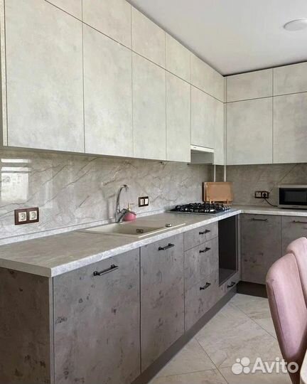 Кухонный гарнитур без ручек CN:019245