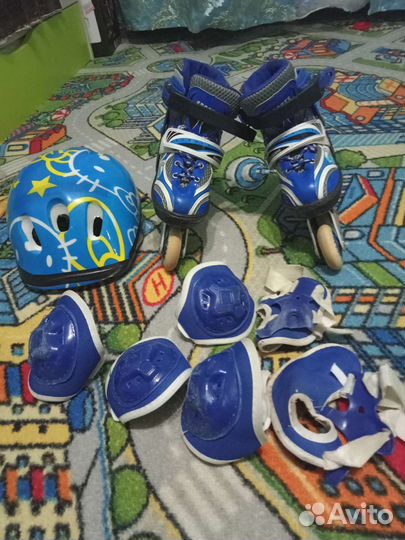 Роликовые коньки детские размер 28-33