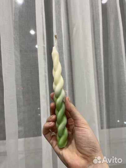 Силиконовый молд столовые свечи