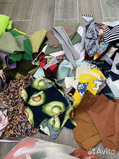 Отрезки ткани