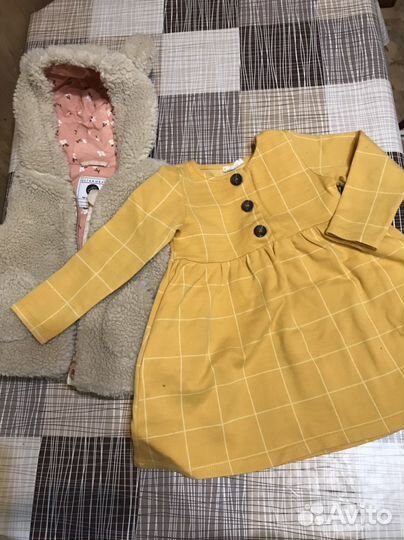 Вещи пакетом на девочку 86 92 98