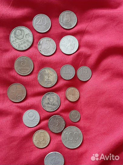 Продаются бумажные и железные деньги для коллекции