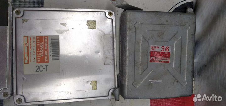 Блок управления двигателем эбу toyota