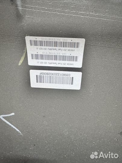 Бензобак volkswagen polo v