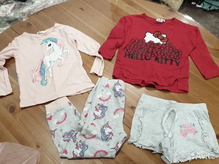 Вещи брендовые пакетом для девочки 4-6 лет 20 шт