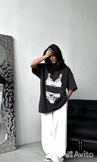 Футболка женская оверсайз