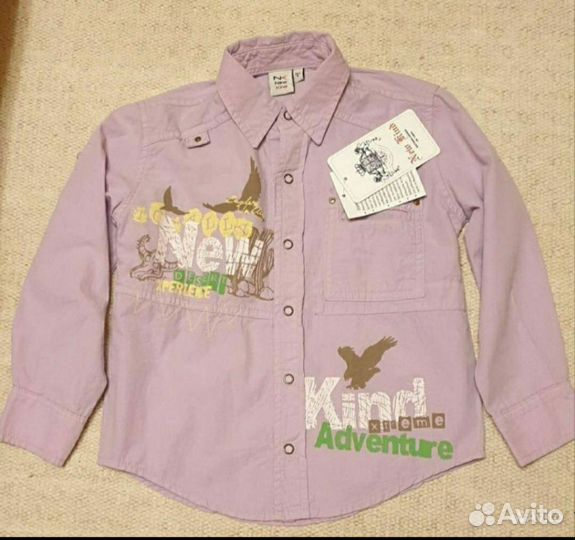 Рубашка для мальчика, р.104, новая