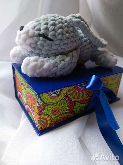 Вязаный зайка