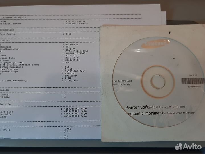Принтер Samsung ML-2160