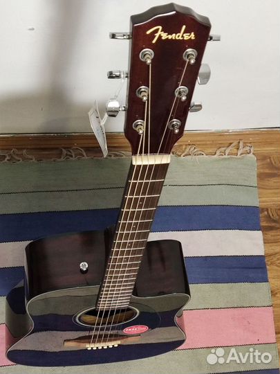 Электроакустическая гитара Fender CD-60SCE ALL MAH