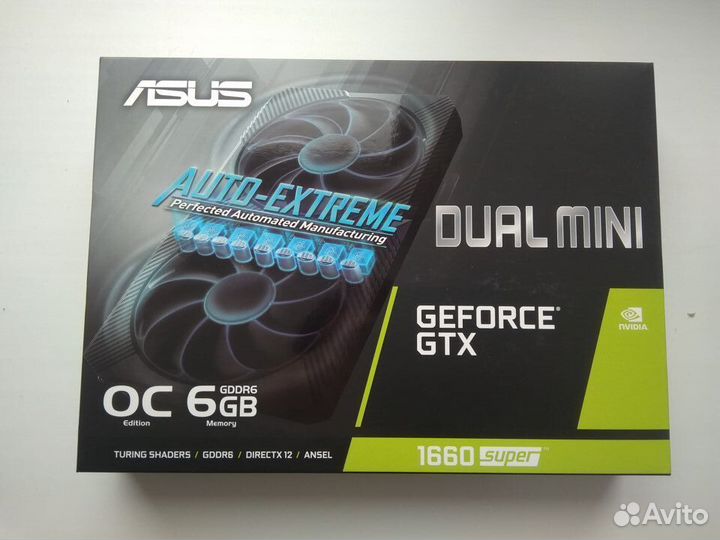 Видеокарта asus GTX 1660 super OC 6 Гб gddr6