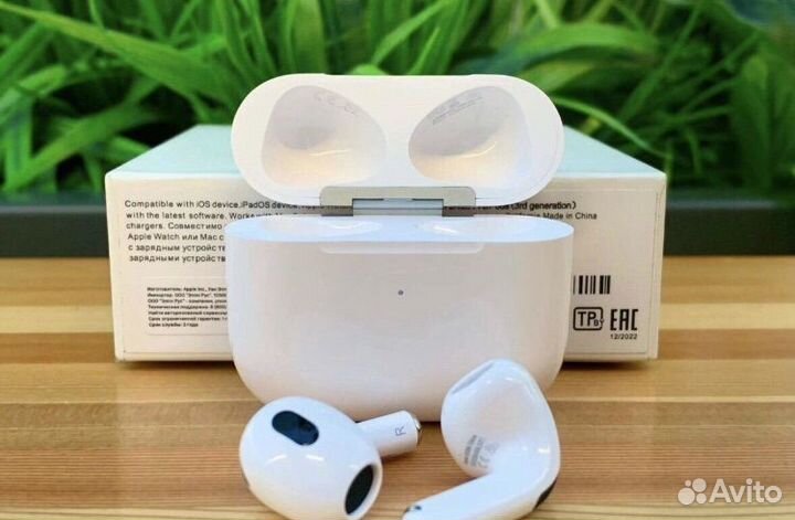 Airpods 3 (новые, Ростест, чехол)