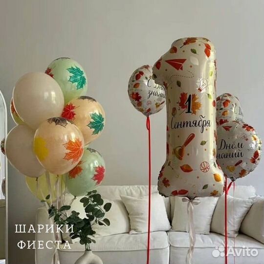 Воздушные шары на 1 сентября