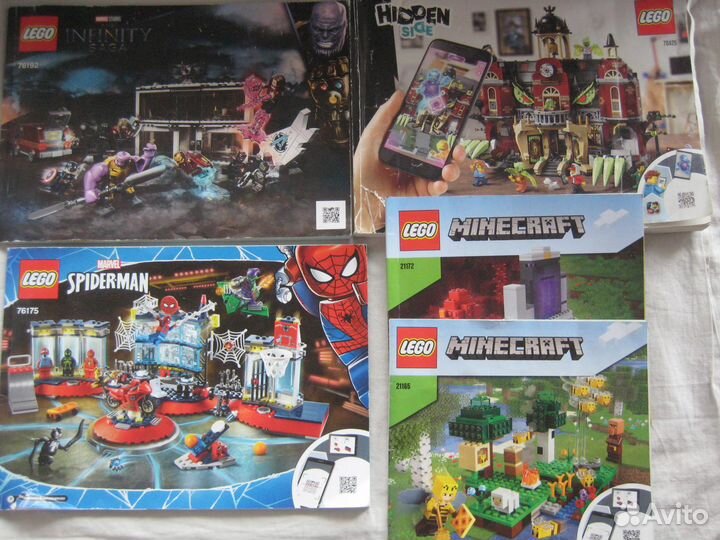 Инструкции Lego Minecraft Friends Infinity saga S