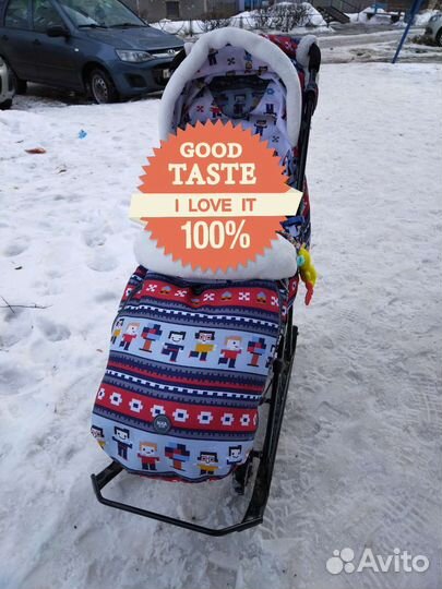 Детские санки коляска