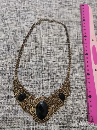 Подвеска старая с чёрными вставками