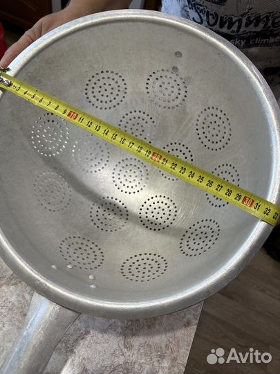 Дуршлаг алюминиевый
