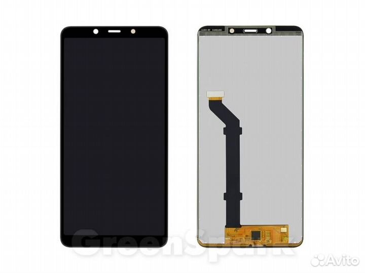 Дисплей для Nokia 3.1 Plus +тач черный copy