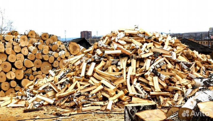 Дрова березовые колотые