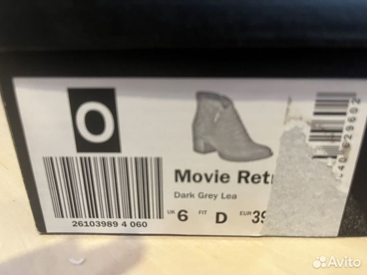 Ботинки осень весна женские 39 натуральная кожа