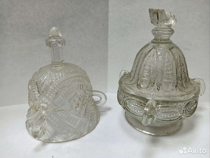 Лампадки старинные стекло дефекты