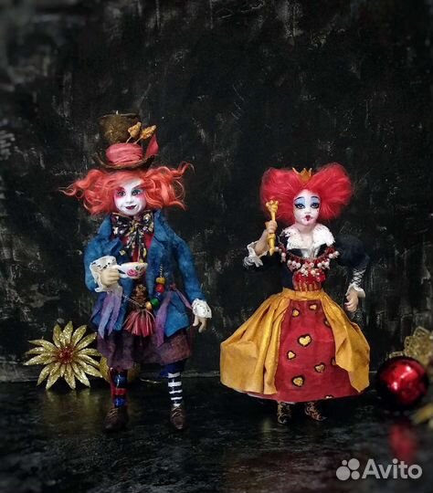 Ватная елочная игрушка Шляпник