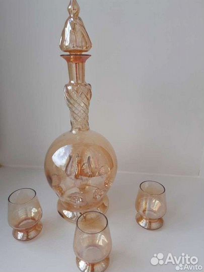 Графин с рюмками стекло