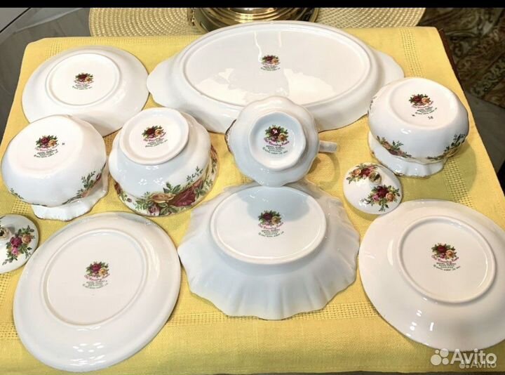 Royal Albert костяной фарфор сервировка