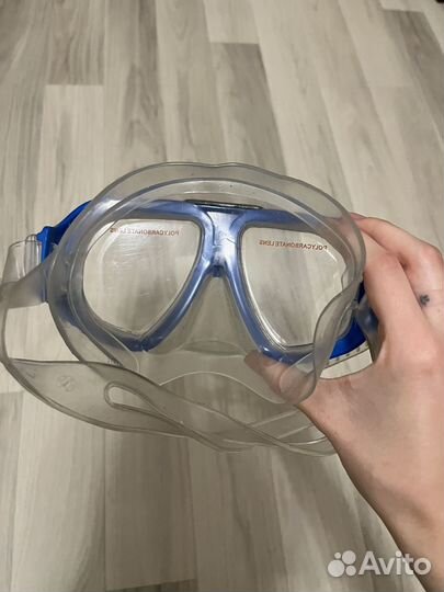 Набор ласты маска и трубка для плавания