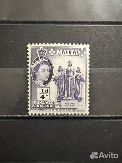 1956 г. Мальта. Британская колония