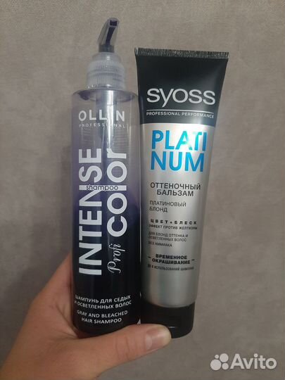 Шампунь и бальзам оттеночные