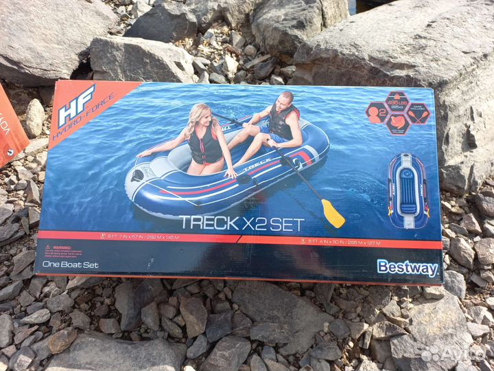 Надувная лодка до 225 кг. Новые