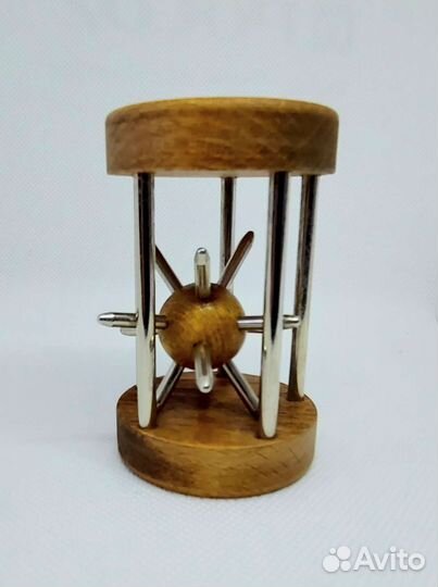 Головоломка металл+дерево