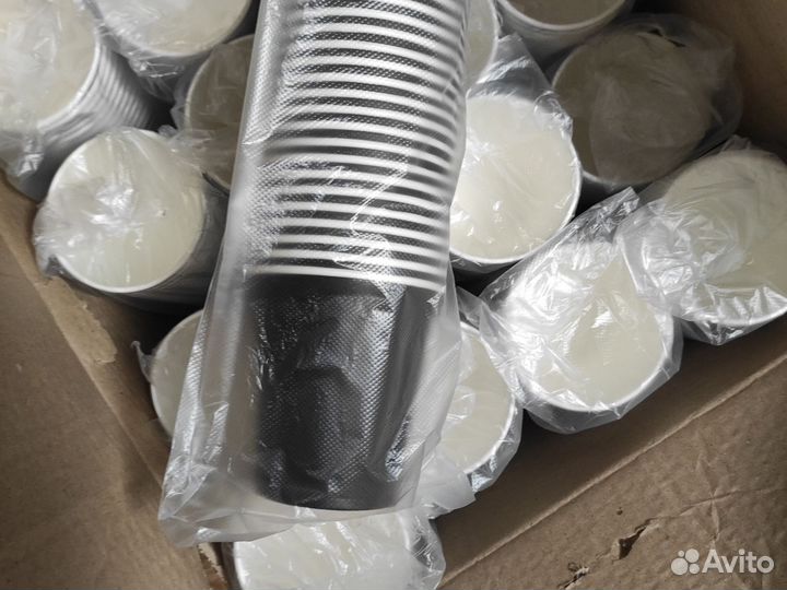 Бумажные стаканы 250 мл