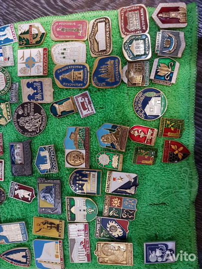 Значки ссср.Города,гербы