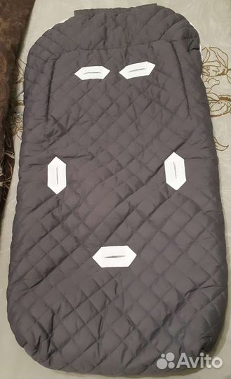 Меховой конверт зимний новый