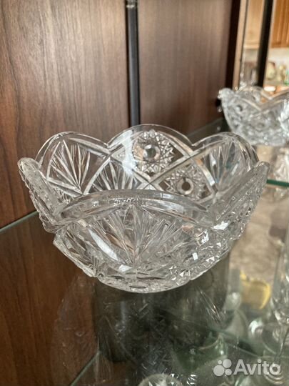 Вазы салатницы советский хрусталь СССР