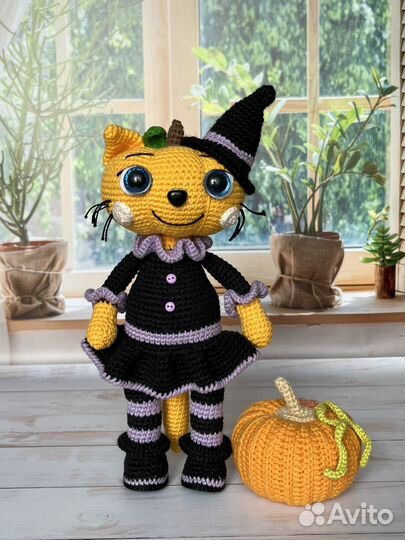 Вязаные игрушки Хэллоуин