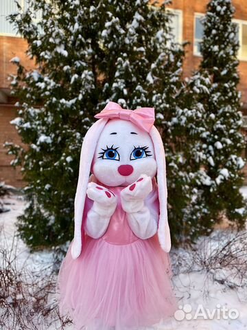 Аниматор ростовая кукла зайка и мишка на праздник