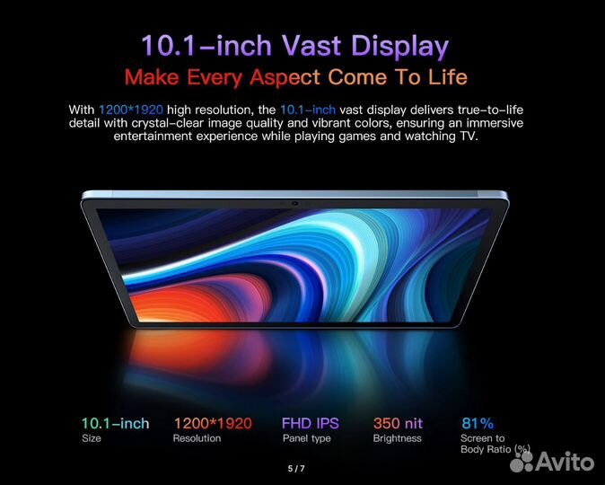 Планшет Blackview Oscal Pad 13 14 гб + 256гб