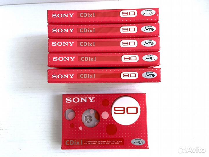 Аудиокассеты кассеты Sony CDix I 90 - 2001 г