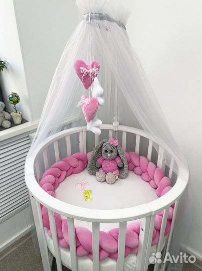 Бортик косичка