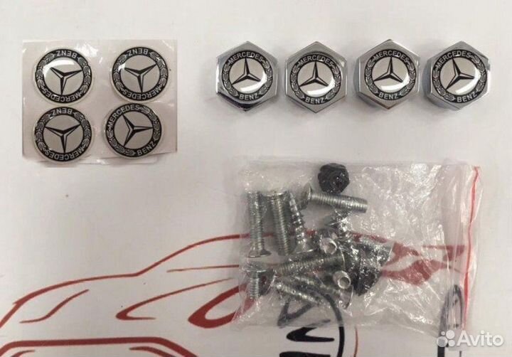 Крепление автомобильных номеров Mercedes