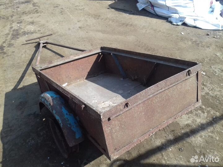 Прицеп самоделка к мотоблоку