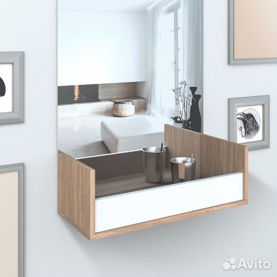 Полка Компакт настенная прямая 600