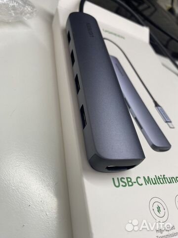 Переходник хаб Usb type c ugreen