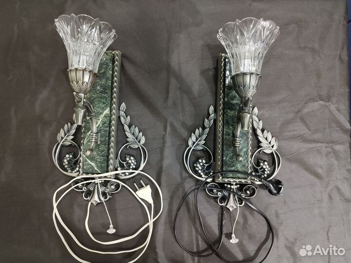 2 светильника бра зик Рябинушка СССР