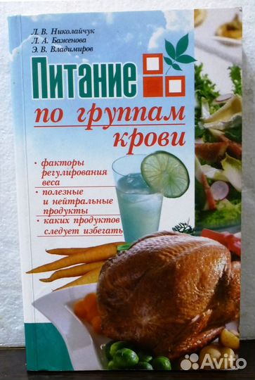 Питание по группам крови