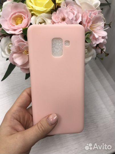 Чехол силиконовый Samsung A8plus