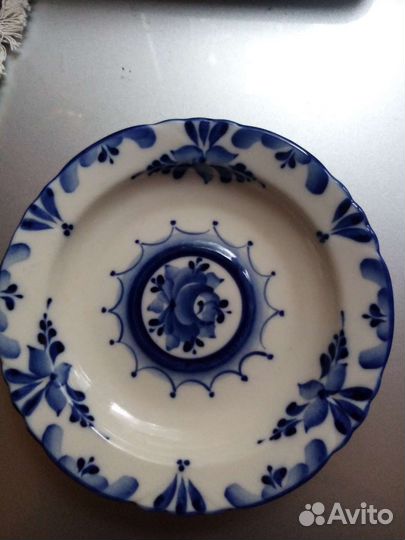 Блюдце гжель